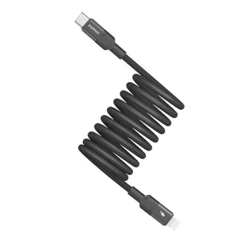 MOMAX Mag.Link - USB-C to Lightning磁吸連接線(2米)(黑色) DL59D