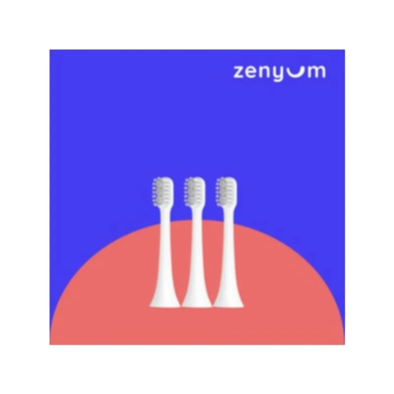 Zenyum Sonic Go 聲波震動牙刷刷頭 - 3件裝