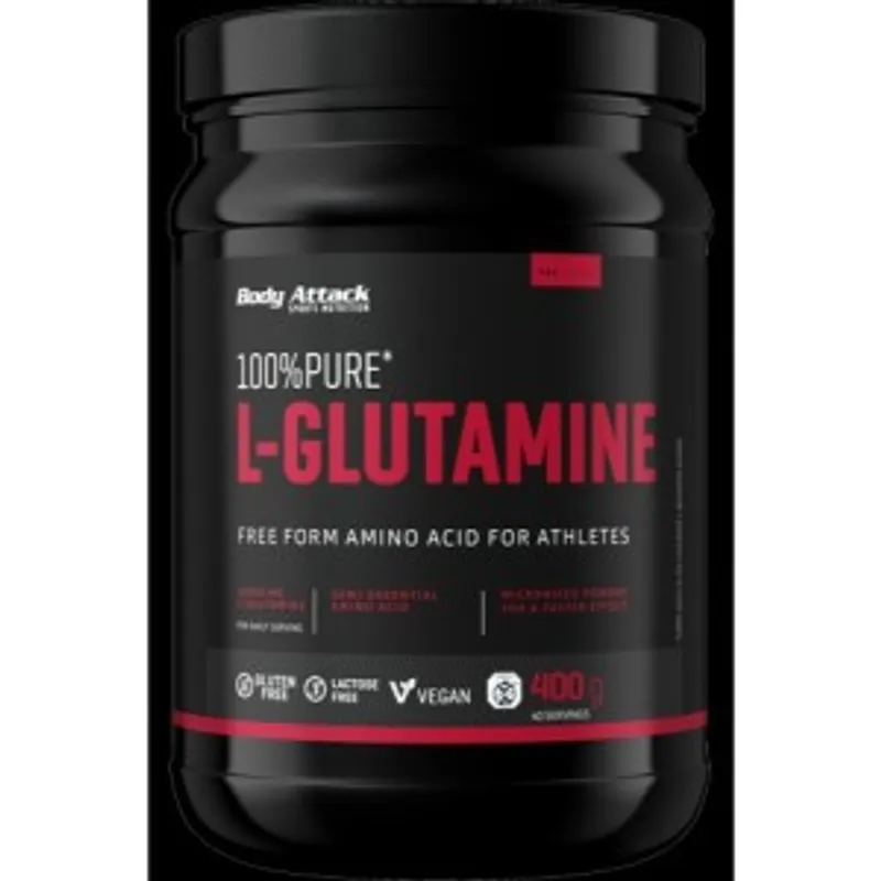Body Attack 100% Pure L-Glutamine 膠氨酸/谷氨酰胺粉- 400克