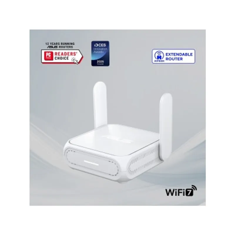 ASUS 華碩 RT-BE58 Go 雙頻 WiFi 7 (802.11be) 旅行路由器