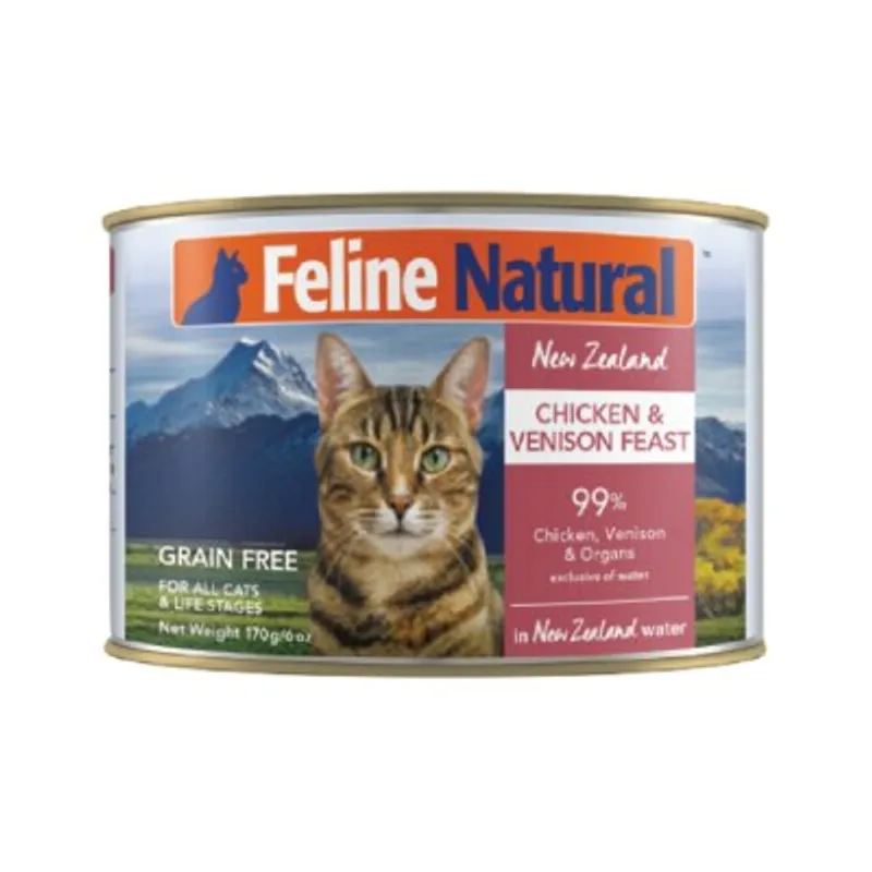 F9 Feline Natural 貓罐頭 - 雞肉及鹿肉