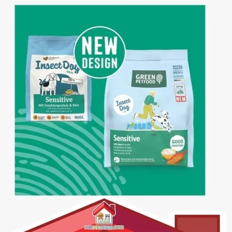 GREEN PETFOOD Green Petfood 韓版~ 蟲蟲蛋白腸胃過敏 狗乾糧