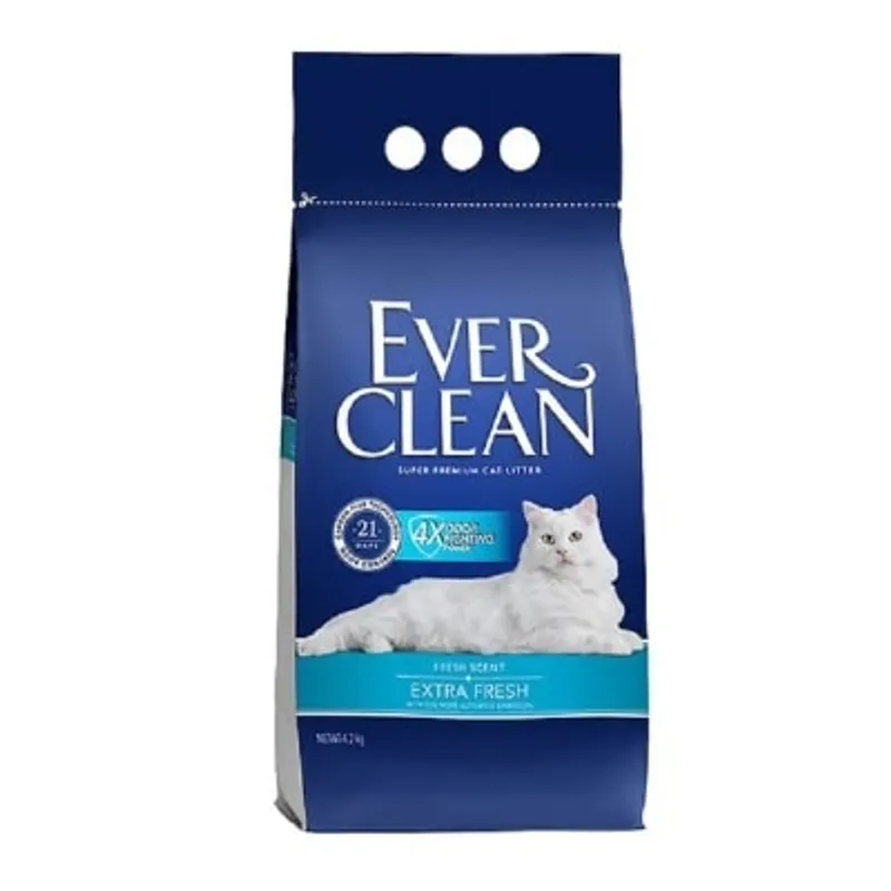 EVER CLEAN 藍鑽 藍標 4X除臭皇(有香味) (4.2kg) 貓砂 219532