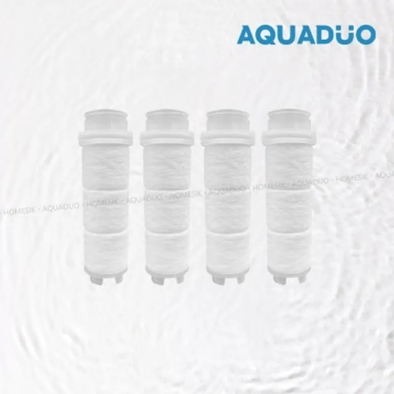 AQUADUO 旅行用過濾花灑棒除雜質濾芯 (4件裝) TRA-SEDIMENT (商家直送-5個工作天內送到府上；滿$500免運)