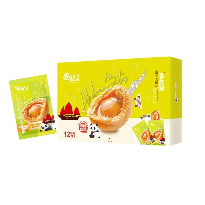 安記零食鮑（港式叉燒味）12粒裝