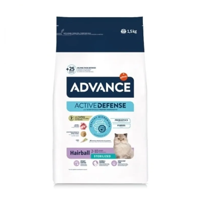 ADVANCEPETFOOD 特殊護理絕育成貓糧 – 毛球護理 (1.5KG) 218649