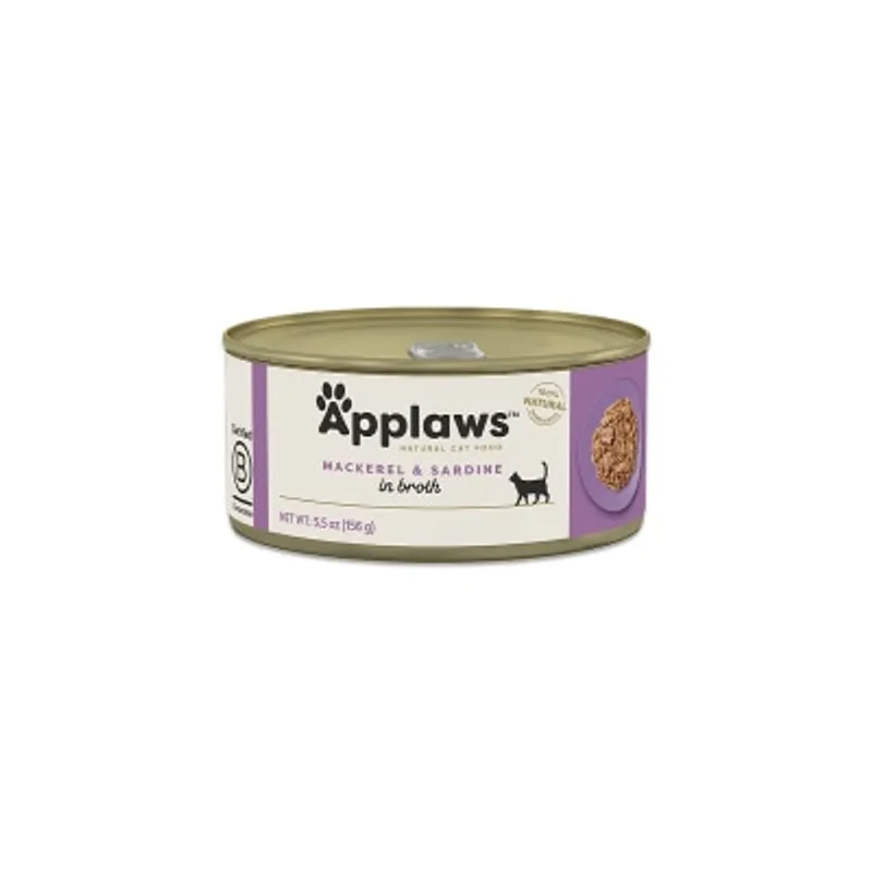 Applaws 愛普士 Natural Wet Cat Food 沙甸魚+鯖魚貓罐頭