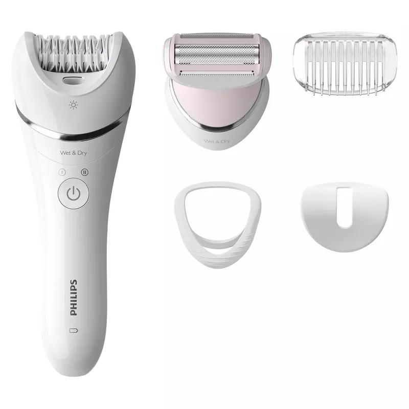 PHILIPS 8000系列全身脫毛/剃毛器 BRE710/01 白色