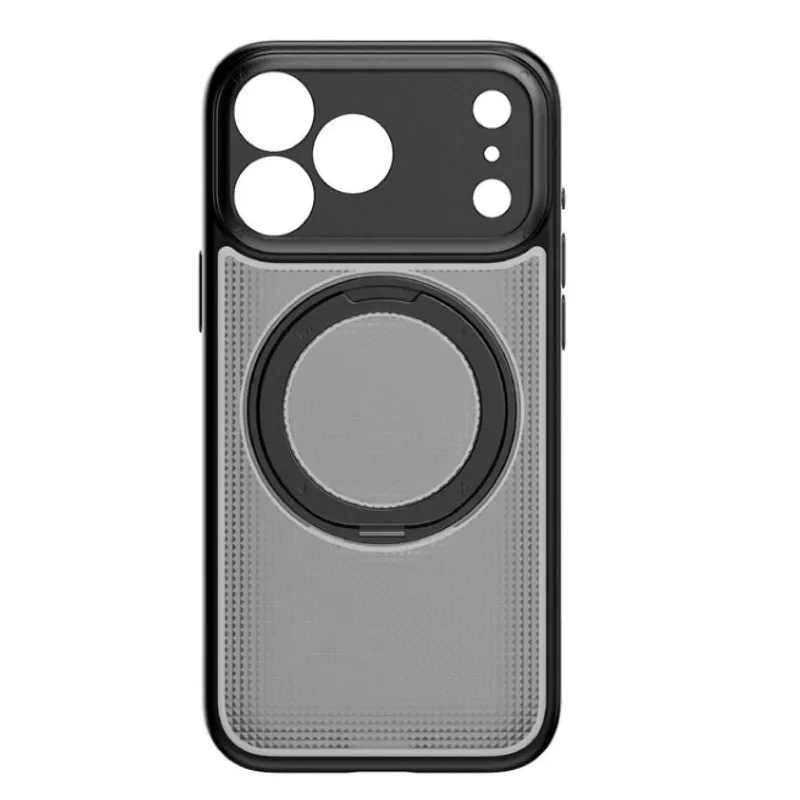 MOMAX iPhone 18 Pro Max SOMA Cystal RollerCase 磁吸保護殼 黑