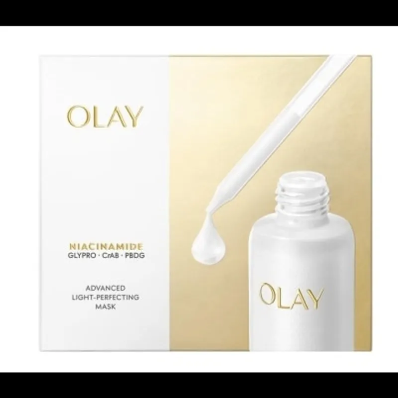 OLAY 水感透白光曜鑽紋彈力面膜 5 片