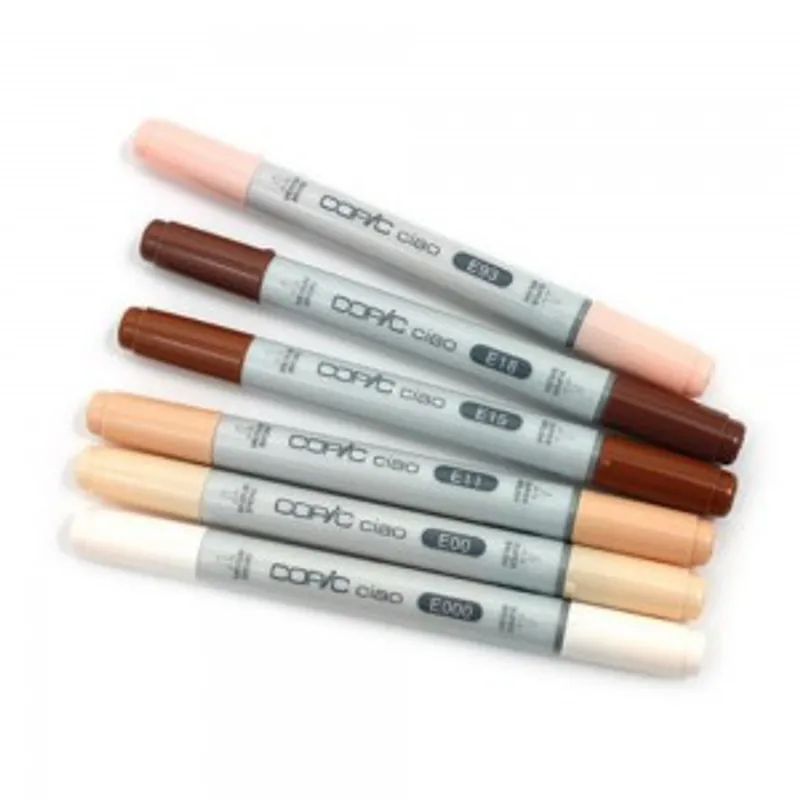 COPIC Ciao彩繪筆 6色套裝皮膚色系