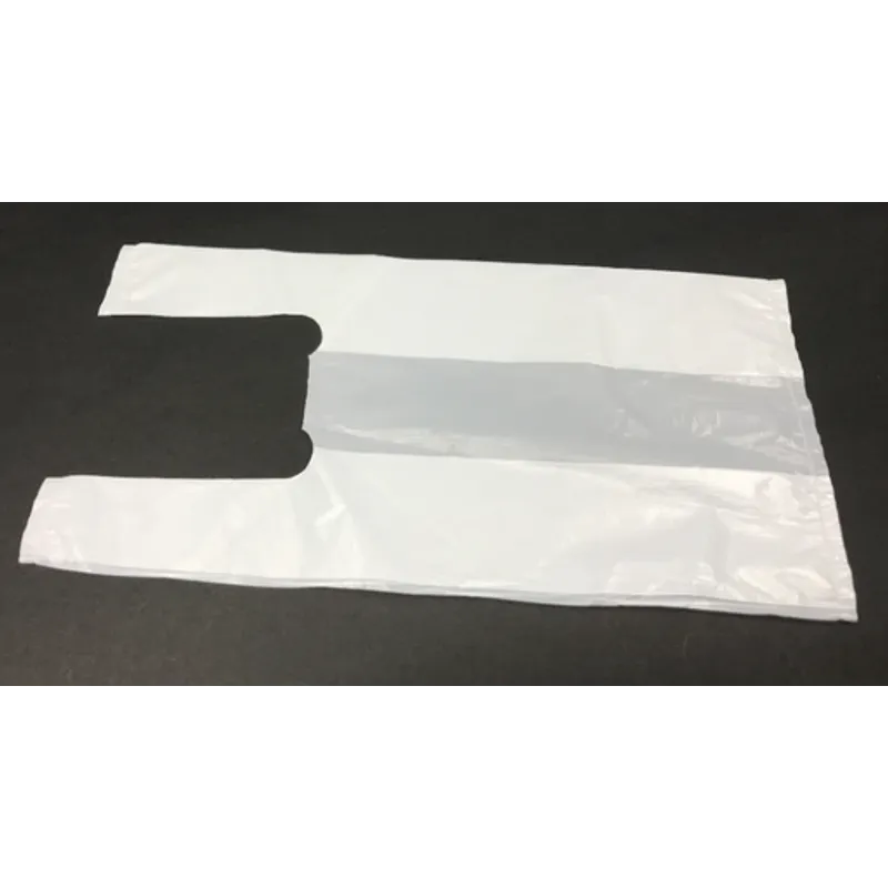 (6+4)"X12"白色PO背心袋