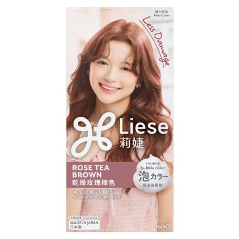 LIESE Liese 泡泡染髮劑 - 乾燥玫瑰棕色