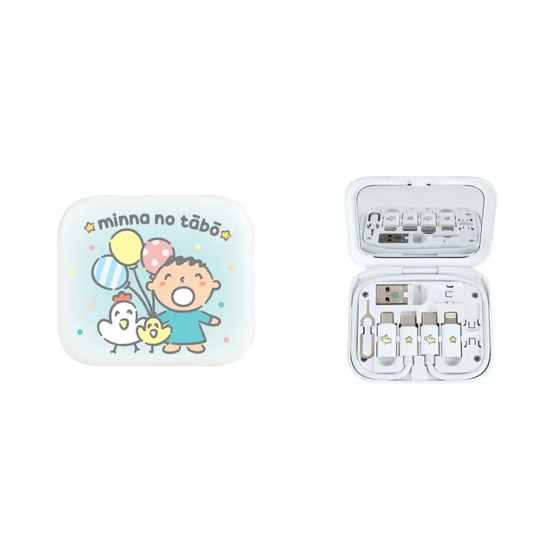 CLUEBOX 6合1數據/充電電線套件連鏡盒(Minna No Tabo) CBUSBC1KIT/TA