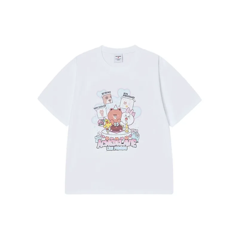 acme de la vie x LINE FRIENDS 15周年印花T恤