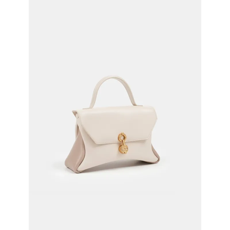 Mini Rococo Corn Leather Bag - OAT & SAND