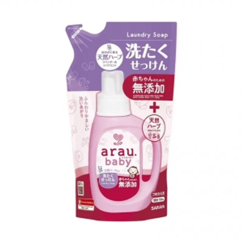 Saraya arau 嬰兒衣服洗衣液補充裝720ml 12袋/箱