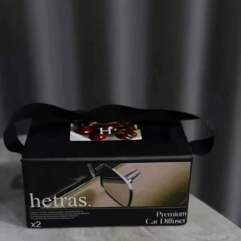 HETRAS 高級車載擴香器2個-黑櫻桃