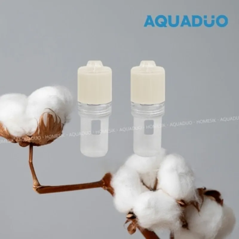 AQUADUO 旅行用過濾花灑棒維他命濾芯-棉花麝香 (2件裝) TRAVITA-MUSK (商家直送-5個工作天內送到府上；滿$500免運)