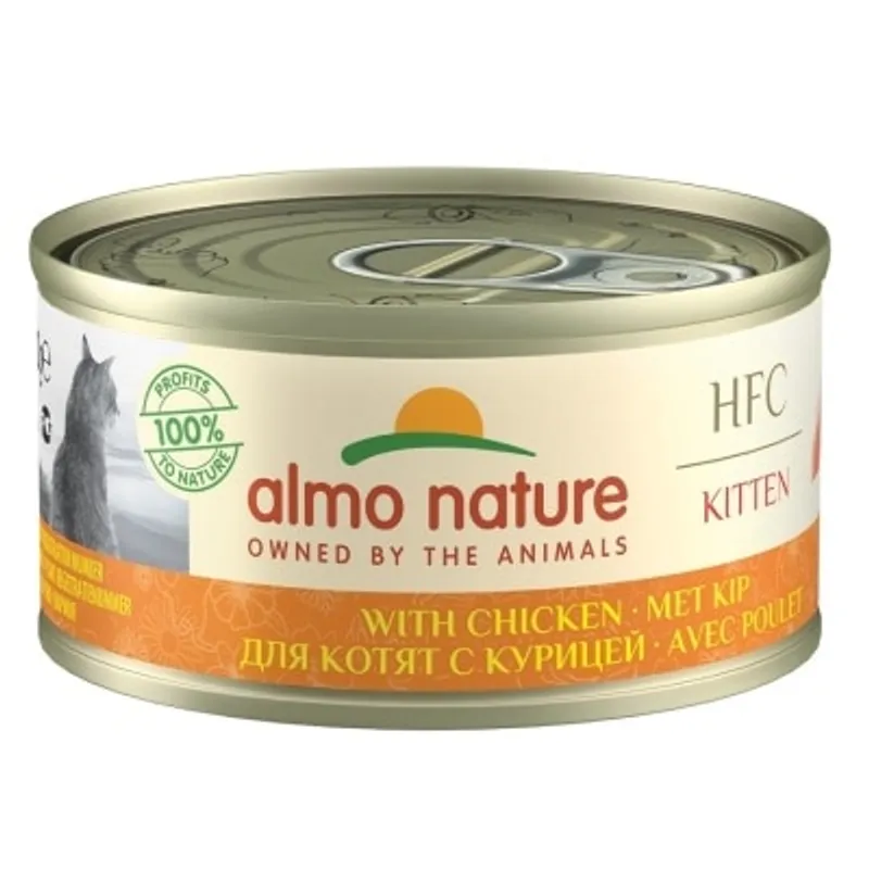 ALMO NATURE HFC Kitten雞肉(70g) almo nature幼貓罐頭