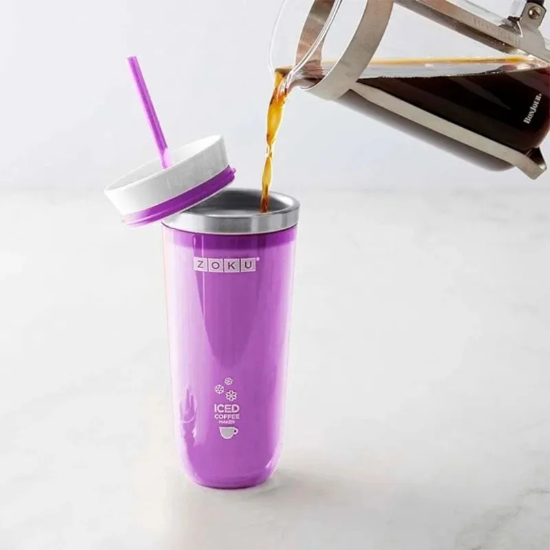 ZOKU 自制冰咖啡杯 紫色