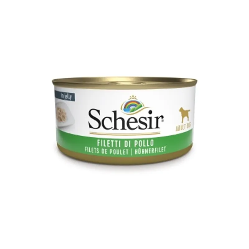 Schesir 全天然雞肉狗罐頭 150G