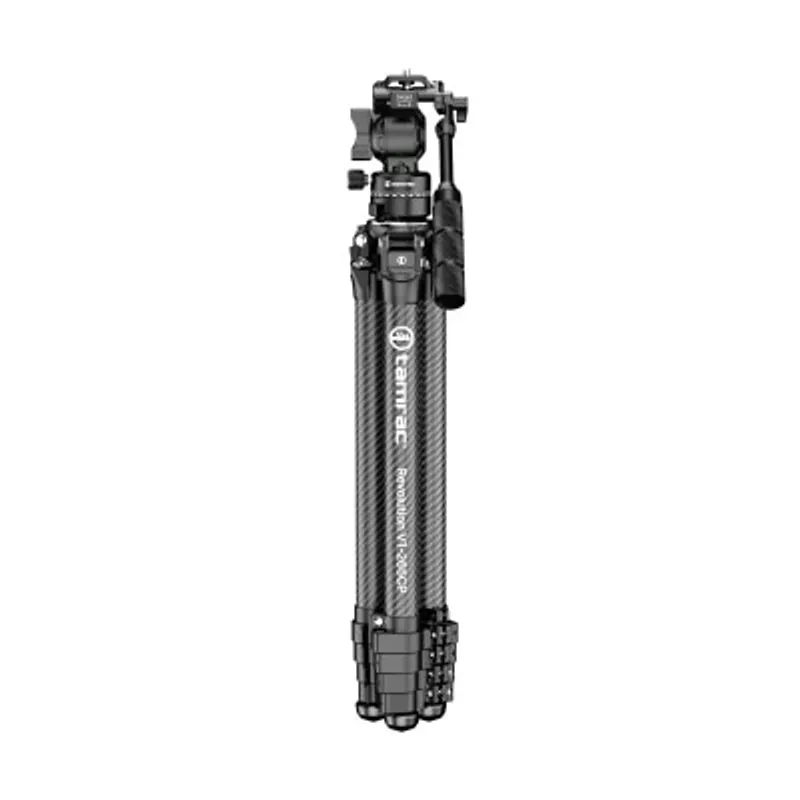 TAMRAC Tamrac 天域 Revolution V1 碳纖維三腳架連 360° 液壓阻尼雲台 (V1-265CP) 黑色