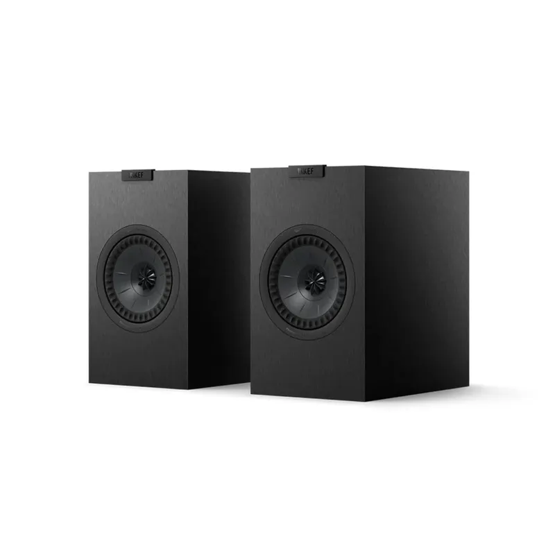 KEF 小巧二路分音書架揚聲器(黑色) Q1META/SATINBLACK