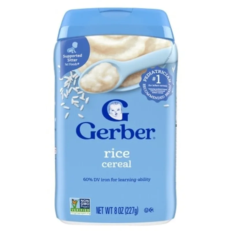 Gerber嘉寶嬰兒米粉(純米) 227克