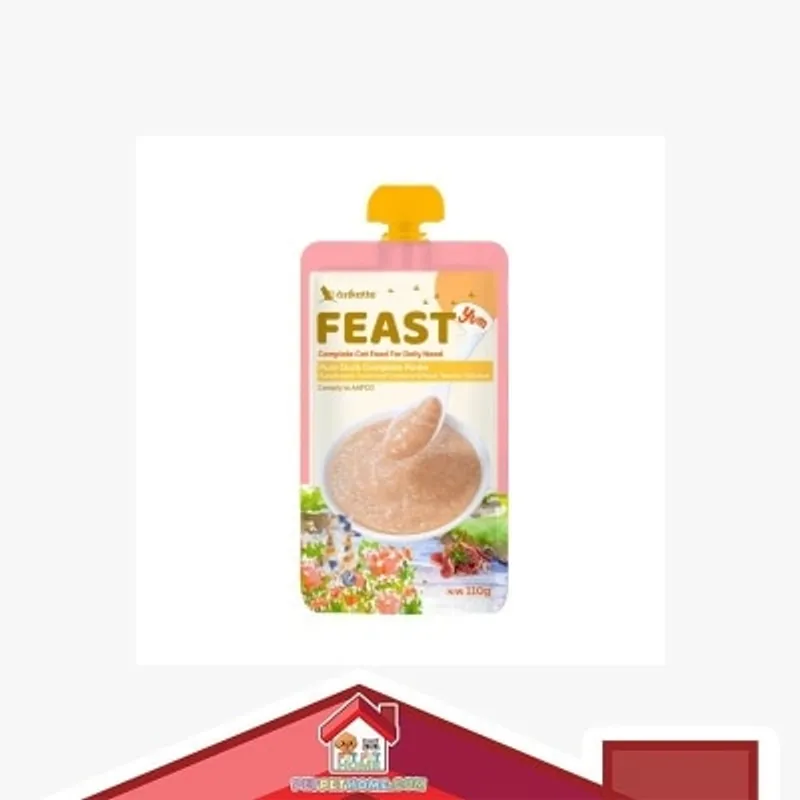 astkatta Astkatta Feast 鮮肉盛宴營養主食包 - 純鴨肉 貓濕包 110g [P00163]