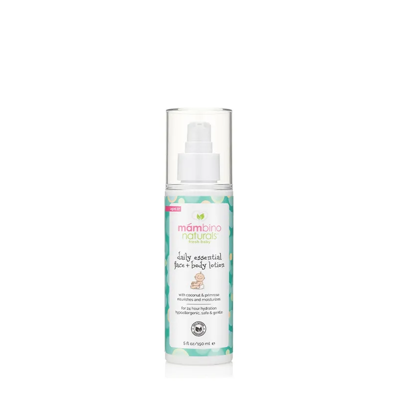 Mambino Organics Daily Essential Face + Body Lotion 全天然舒敏身体及脸部润肤乳 150ml