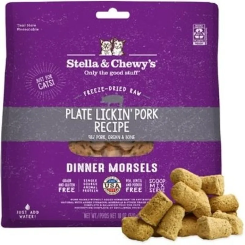 Stella & Chewy's 凍乾生肉主糧 豬全部都係豬 豬肉配方貓糧
