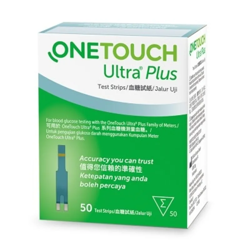 LIFESCAN OneTouch Ultra Plus 穩豪智優型血糖試紙 50條裝