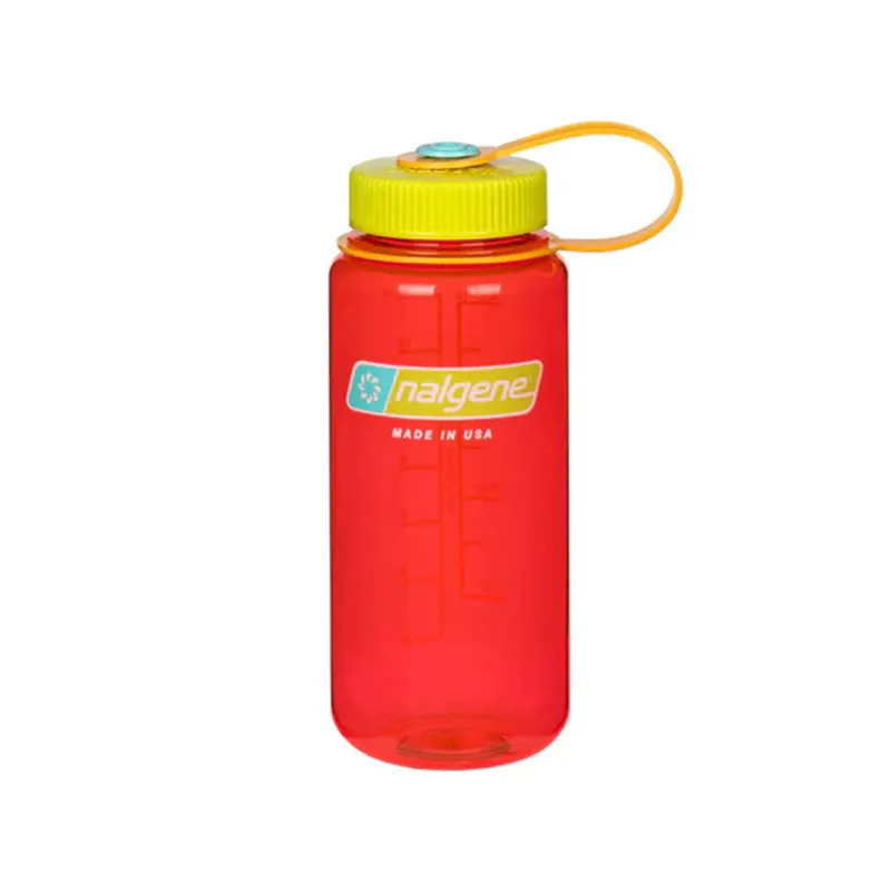 Nalgene美国宽嘴水樽 500ml 石榴红色