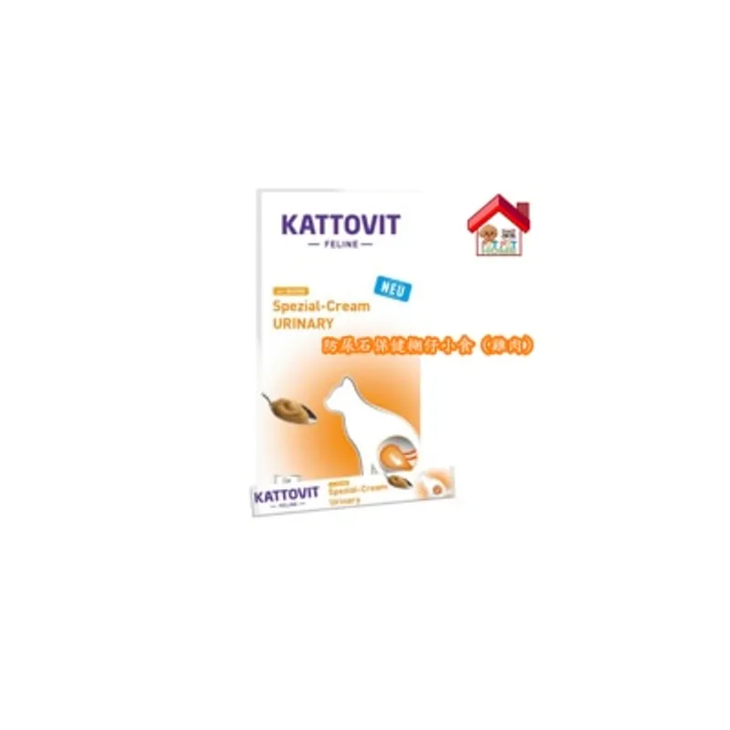 Kattovit 德國康特維 貓用防尿石保健糊仔小食 6包x15g 雞肉 [K77312] 橙標