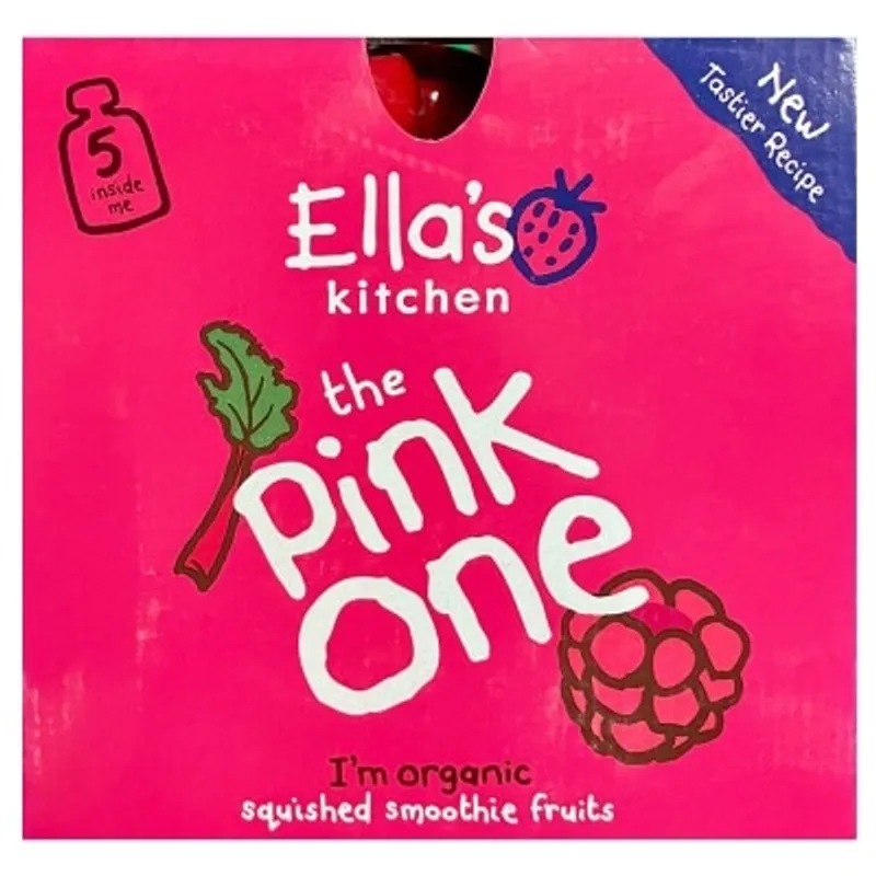ELLA'S KITCHEN 有機粉紅色雜果蓉 90克x5