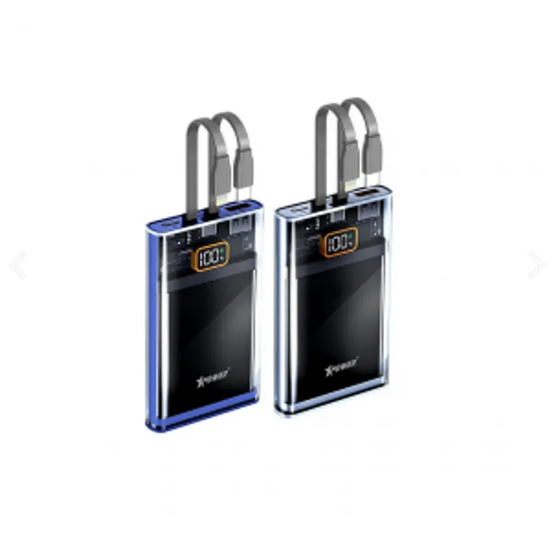 XPOWER PD10V+ 2合1 10000mAh 內置線透明PD外置充電器