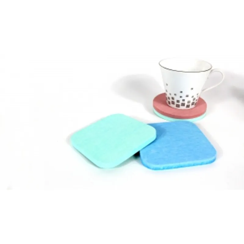 OLÁVIDA生活館矽藻泥杯墊（方形藍，方形綠，圓形綠，圓形粉）方形10CM，圓形直徑10CM