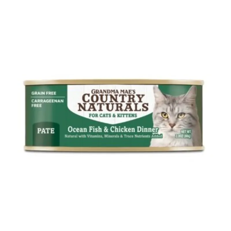 COUNTRY NATURAL Country Naturals 無穀物 肉泥配方 主食貓罐頭 2.8oz