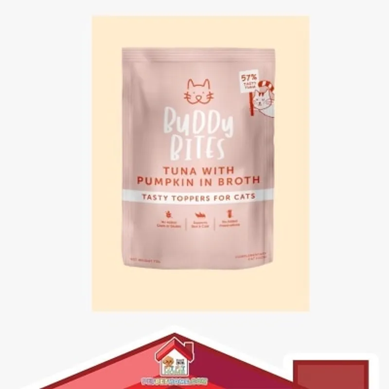 BUDDY BITES Buddy Bites 貓貓營養濕糧湯包 70g x 12包 (原箱)