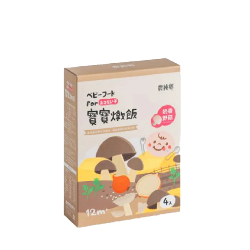 农纯乡 - 奶香野菇炖饭 150克 x 4入12M+
