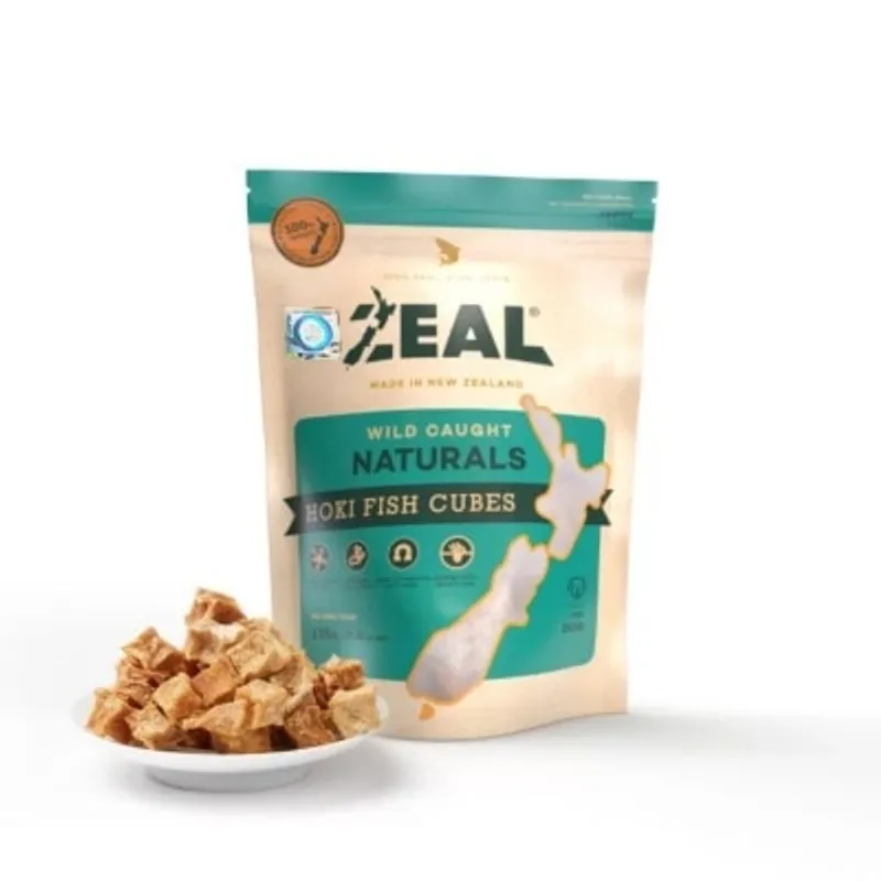 Zeal - Hoki Fish Cubes 藍鱈魚肉粒125g