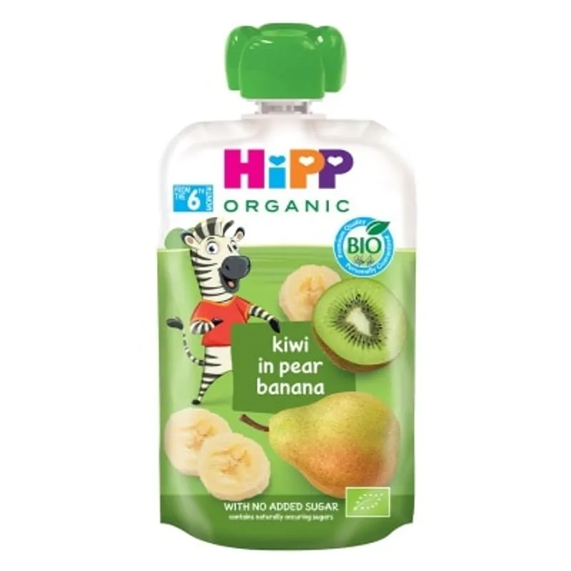 HiPP喜寶有機奇異果洋梨香蕉果蓉唧唧裝