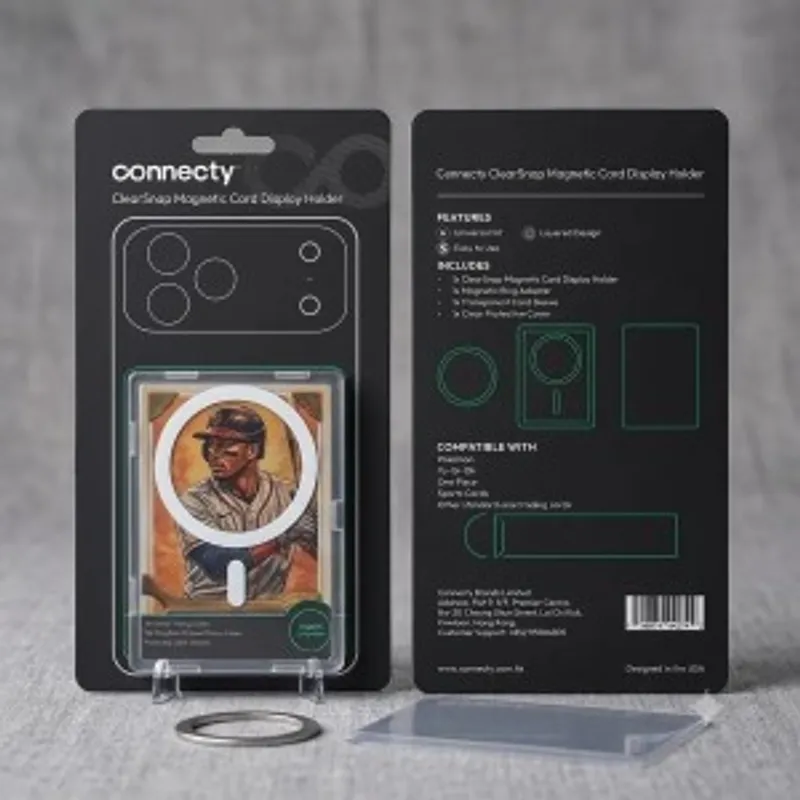 Connecty ClearSnap 晶透磁吸收藏卡展示殼