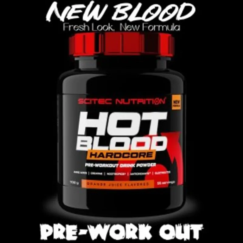 Scitec Hot Blood Hardcore 氮泵 700克