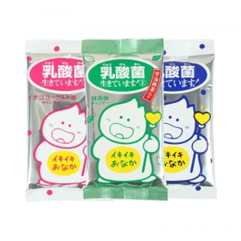 日本進口八尾乳酸菌糖kikko抹茶草莓原味波仔糖迷你兒童糖果20g