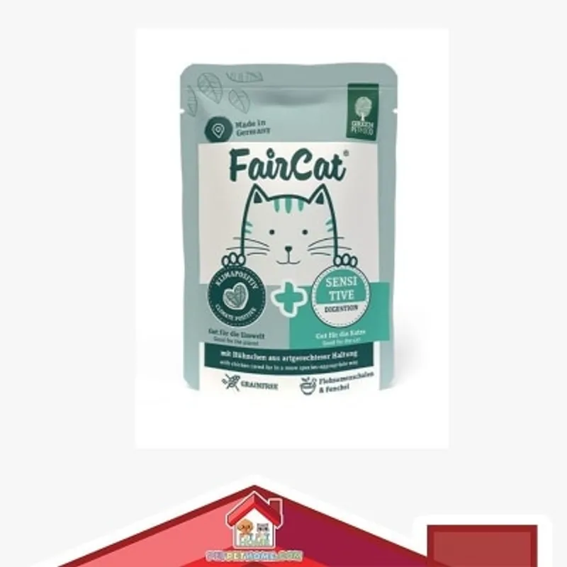 GREEN PETFOOD Green PetFood 德國低敏無榖物貓主食濕包 85g x 8 (原箱優惠)