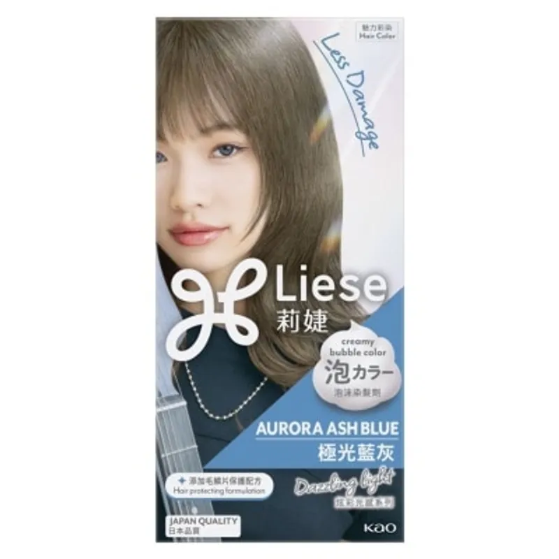 LIESE 泡泡染髮劑 - 極光藍灰