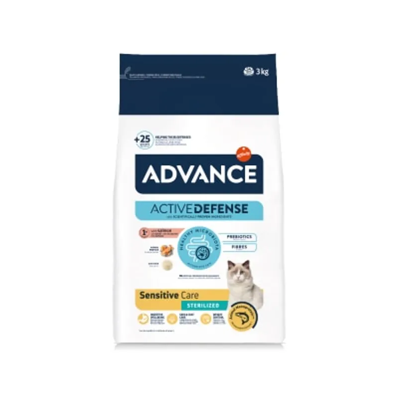 ADVANCEPETFOOD 特殊護理絕育成貓糧 – 三文魚/過敏護理 (3KG) 167909