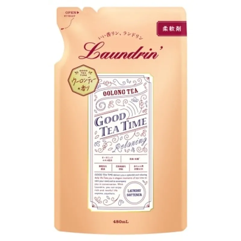 LAUNDRIN Laundrin 衣物香水柔順劑補充裝 (清幽烏龍茶香) 480毫升